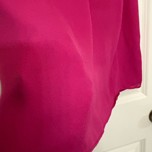 Summer Sale: Pink Flutter Sleeve Ruffled Blouse - Picture 5 of 5